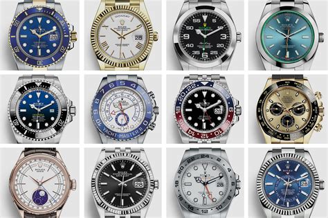 rolex watch categories